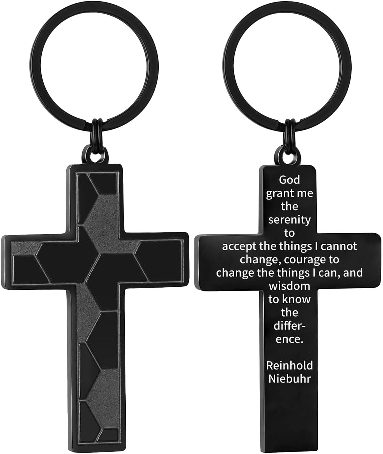 Football/Baseball/Soccer/Basketball Cross Keychains for Men First Communion Baptism Confirmation,Mens Gifts