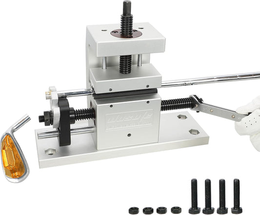 wosofe Golf Vice Clamp, Golf Shaft Kit Ferrules Head Removal Machine, Golf Clubhead Removal Tool, Works Shaft Puller Fitting Workshop Separator Repair Tools for All Club Shafts