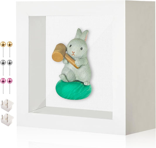 3x3 Mini Shadow Box Display Case Picture Frame with Soft Linen Back,Small Deep Black Shadow Box 3x3 for Flowers Medal Display Case Jersey pet Graduation Memorabilia Baby Ltems Crafts Photos