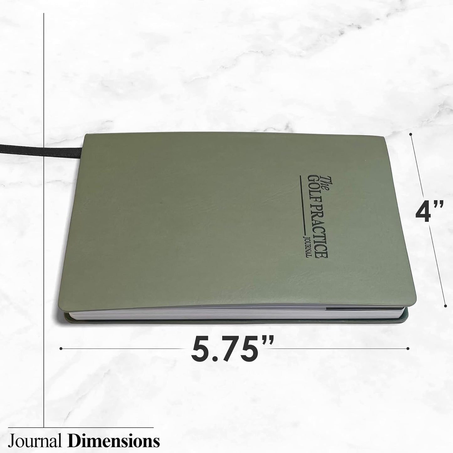 Maximize Your Practice, Track Progress, and Elevate Your Golf Game with Research-Backed Strategies, Stylish Leather Design, Track Club Yardages