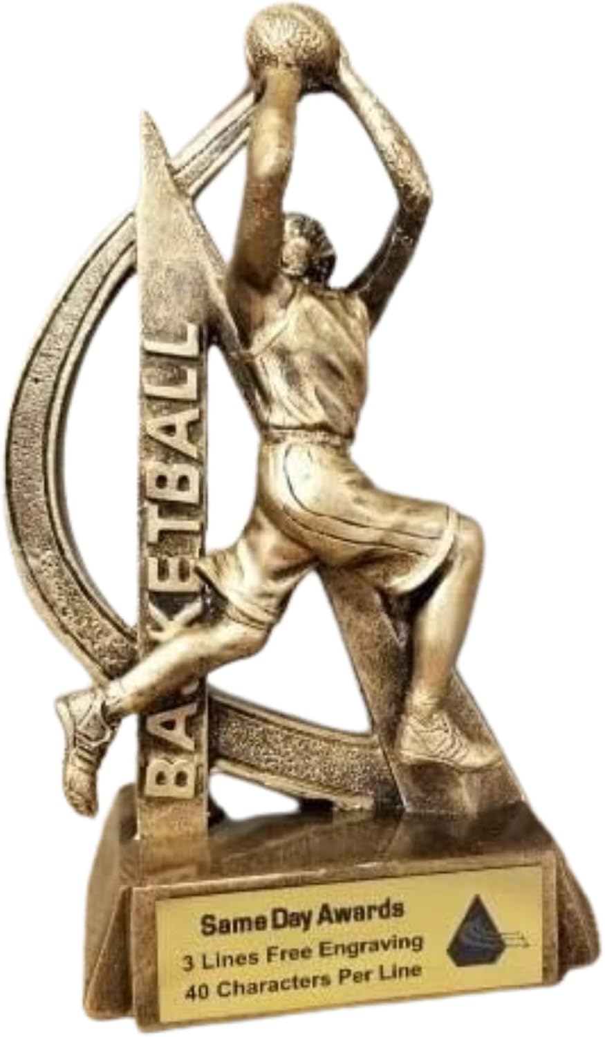 Sports Trophy – Ultra Action 6.5 Inch Engraved Resin Award – Personalized Recognition for Kids Youth Teams Schools Adult Leagues Coaches and Achievement Awards