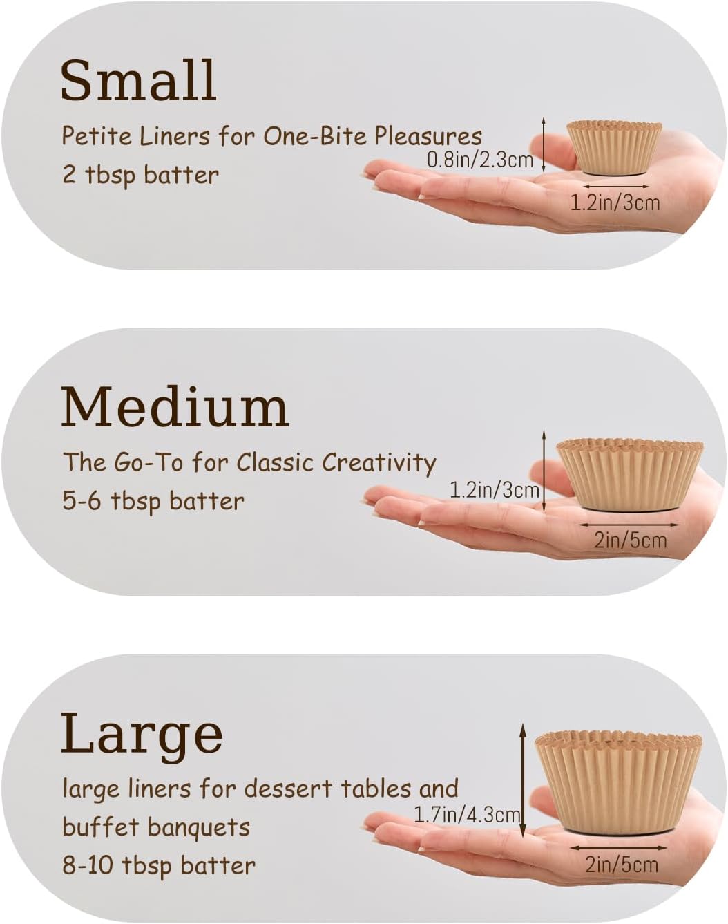 qiqee 1000 Count Mini Cupcake Liners White Muffin Liners Food Grade Baking Cups Paper No Smells（Small Size）