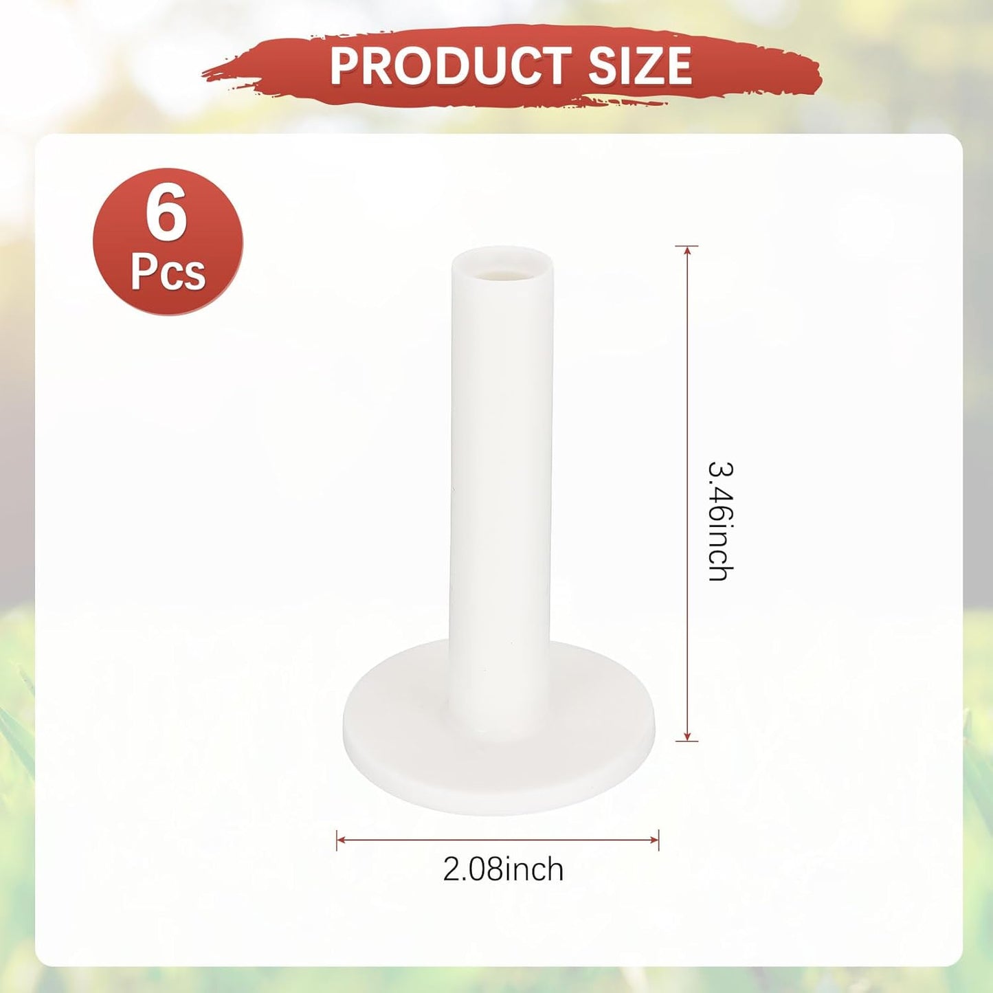 Rubber Golf Tees [] - Flexible Stable Ball Holder Use for Home & Outdoor & Indoor Tall Training Driving Range - [] Hitting Mats