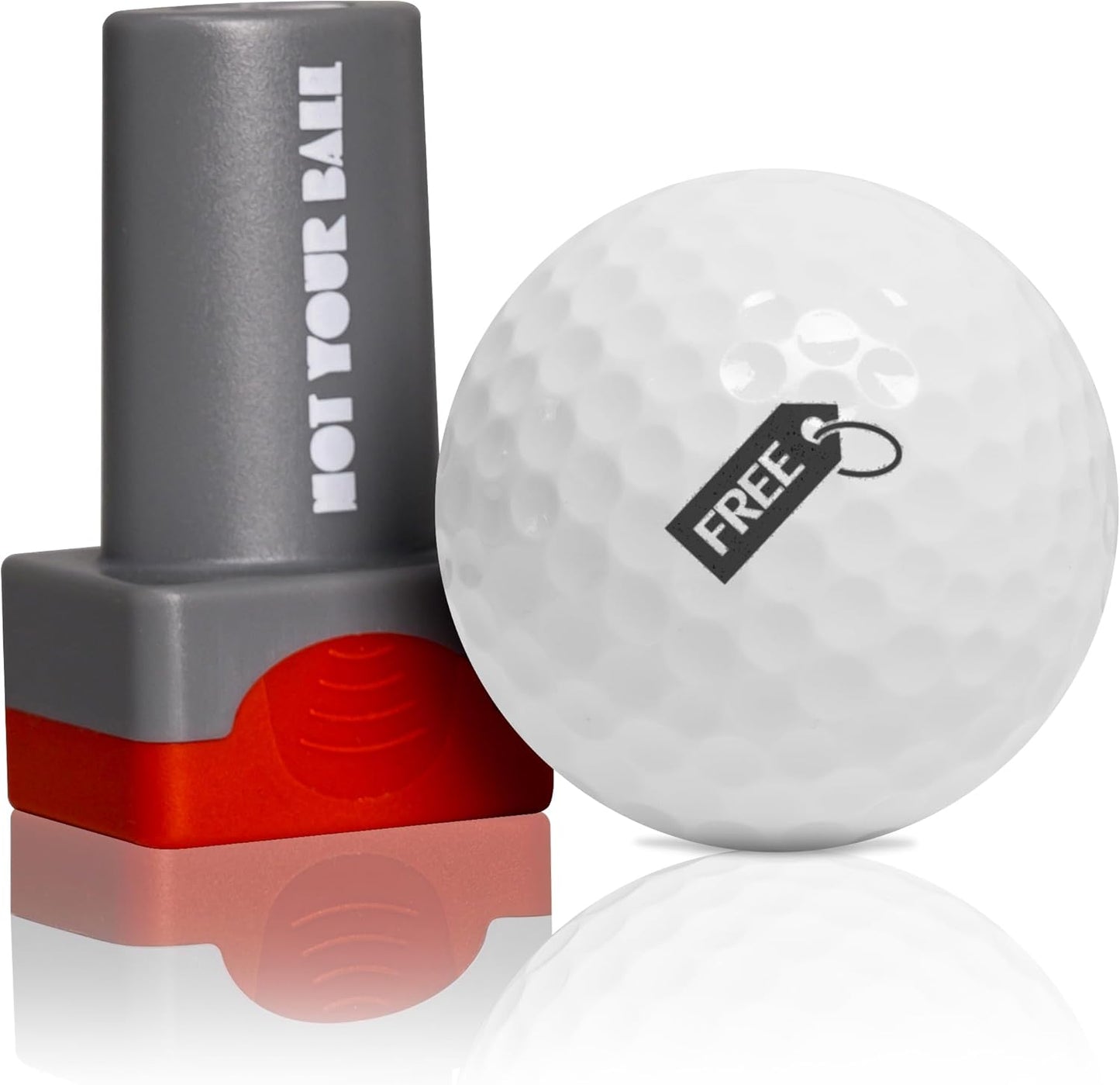 QUBI Golf Ball Stamp, Golf Ball Stamper, Reusable Self-Inking Golf Ball Stamp Marker to Identify Golf Balls, Golf Gifts Golf Accessories for Men and Women Golfers