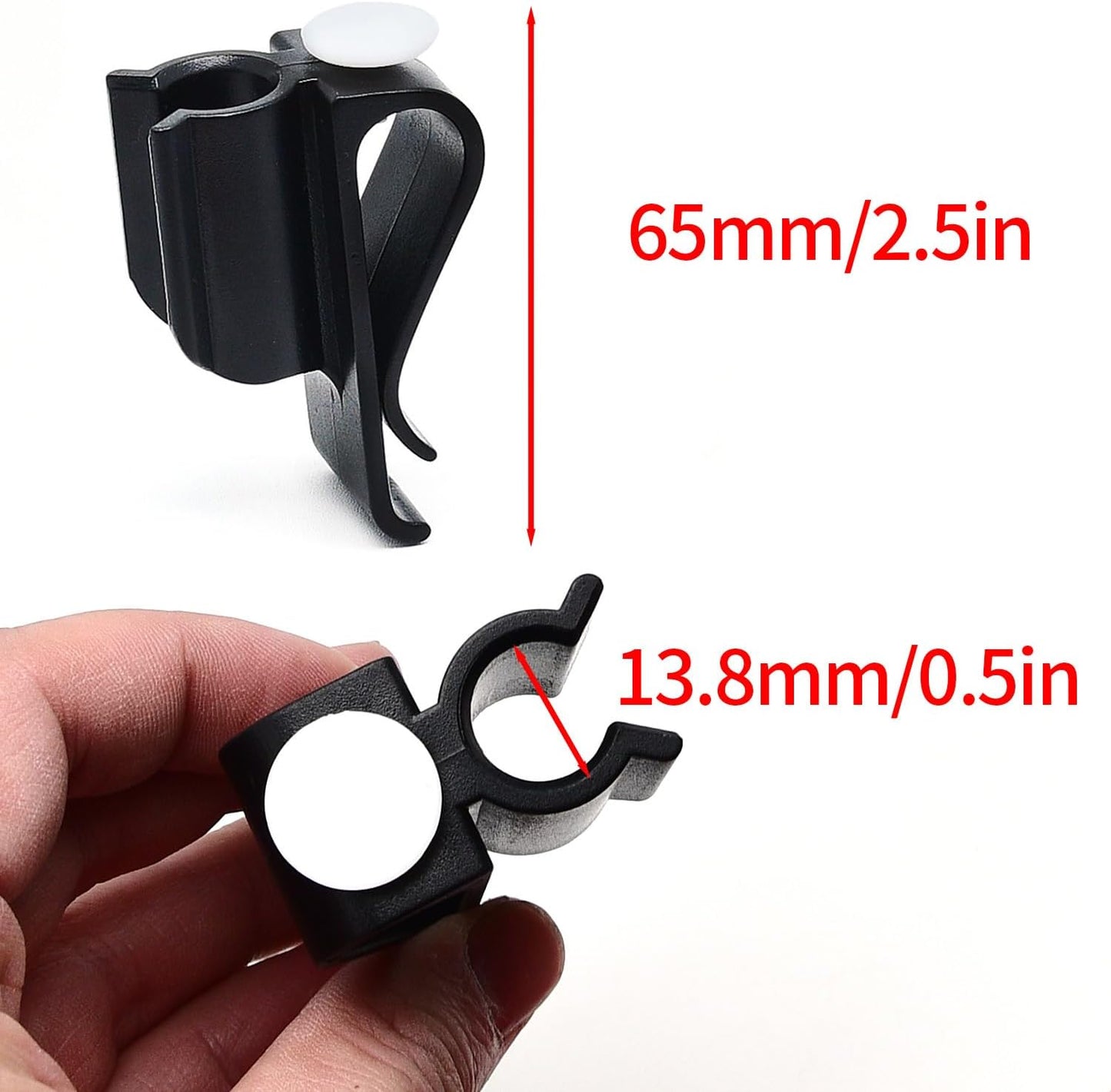Surf turtle On Putter Clamp 6PCS Golf Club Bag Clips Black Plastic Putting Clip Golf Accessories for Men Women Golfer