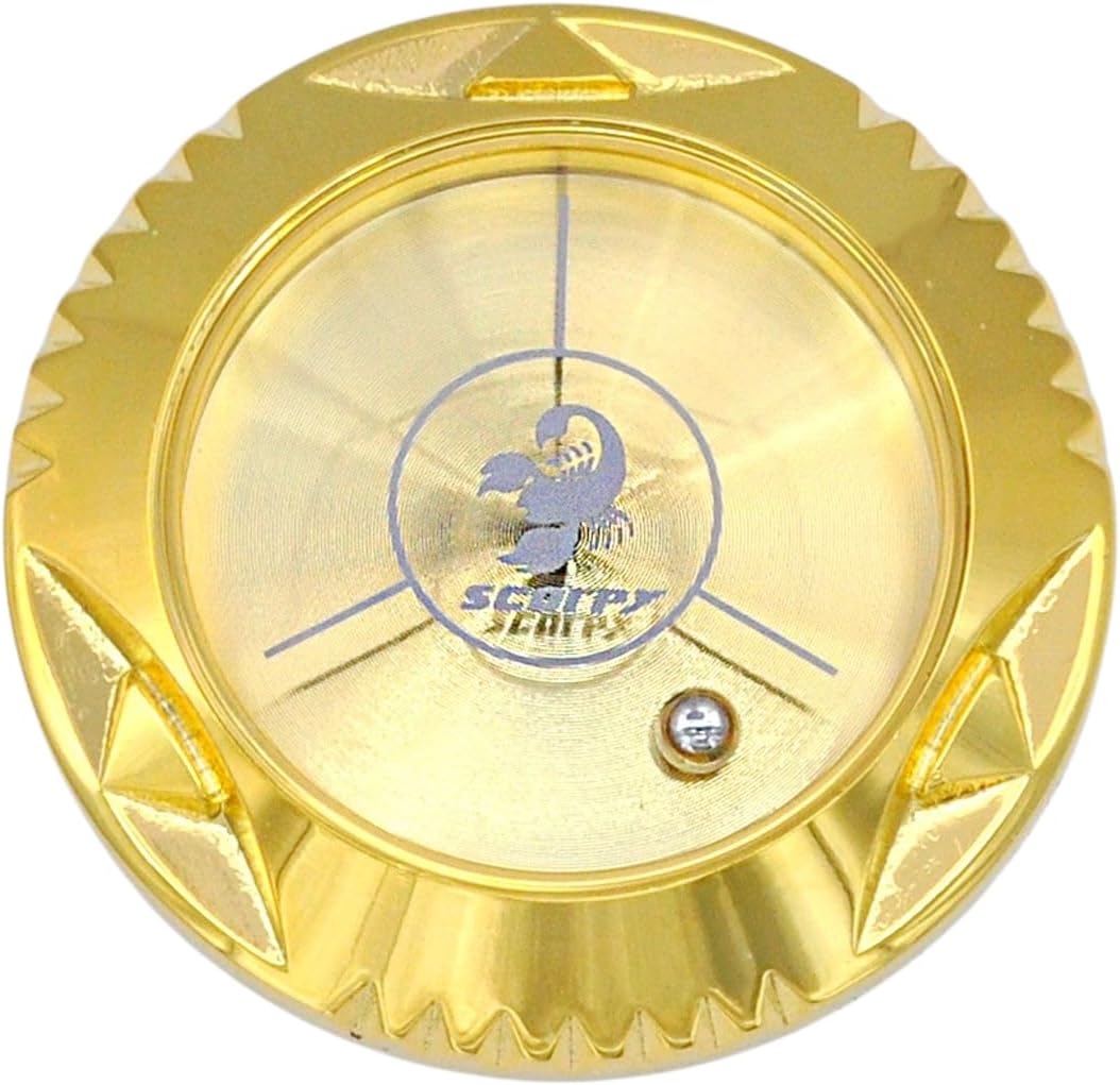 scorpy Golf Level Ball Marker with Metal Bead and Hat Clip, High Precision Putting Green Reading Aid Golf Accessories, Precision Alignment Tool for Perfect Putts