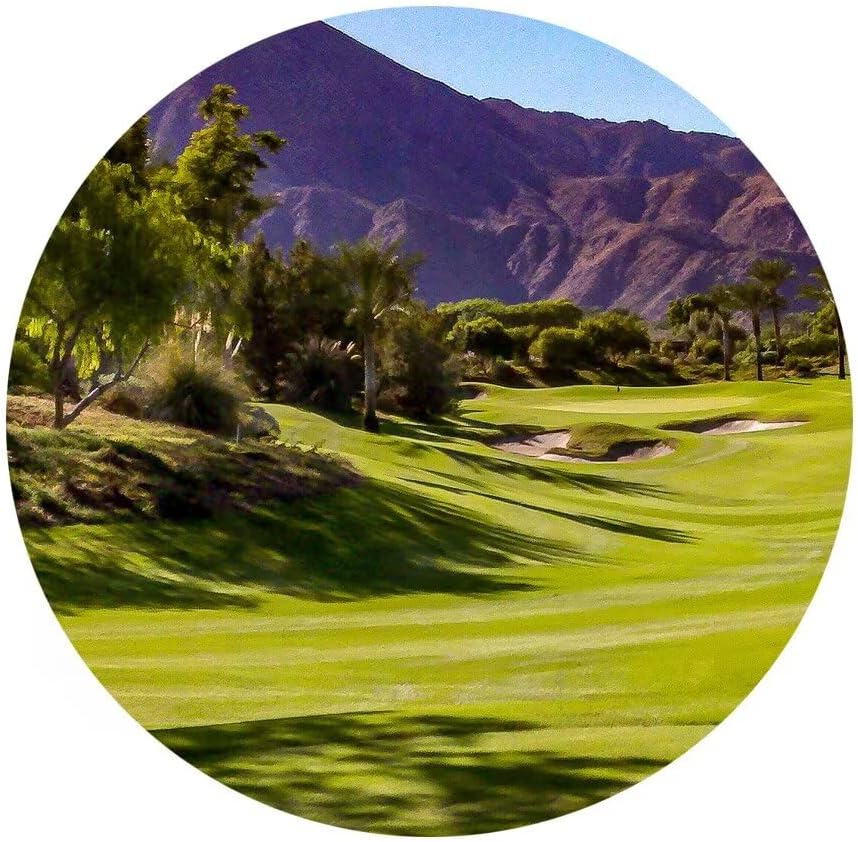 Beautiful Fairway At Indian Wells Golf Course Wall Art for Living Room Bedroom Bathroom Home Decorations Golf Course Canvas Prints Picture Poster Modern Artwork Framed Ready to Hang(12''H x 16''W)