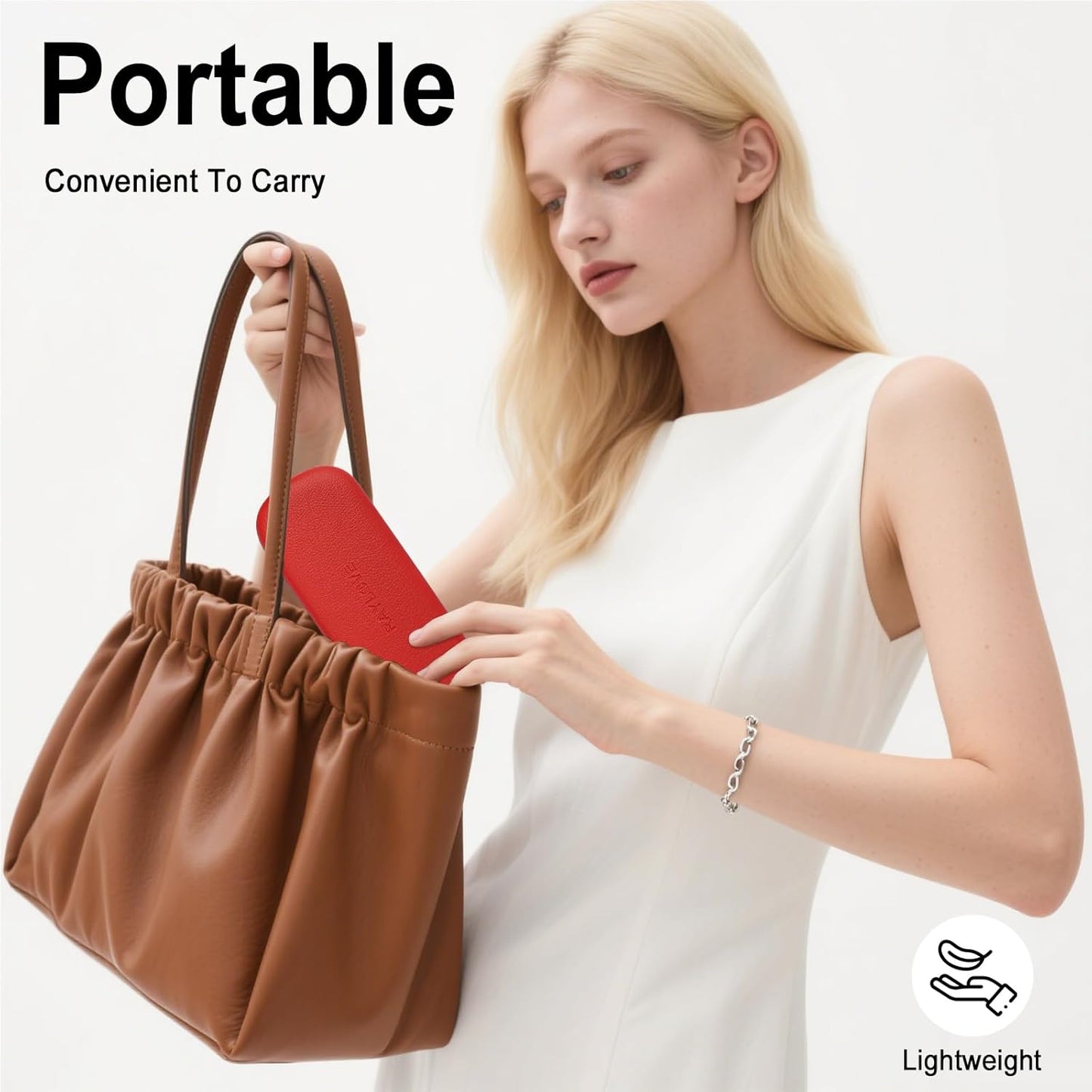 RayLove Glasses Case Hard Shell Eyeglass Case with Cleaning Cloth, PU Leather Protective Eye Glass Cases Fits Most Sunglasses