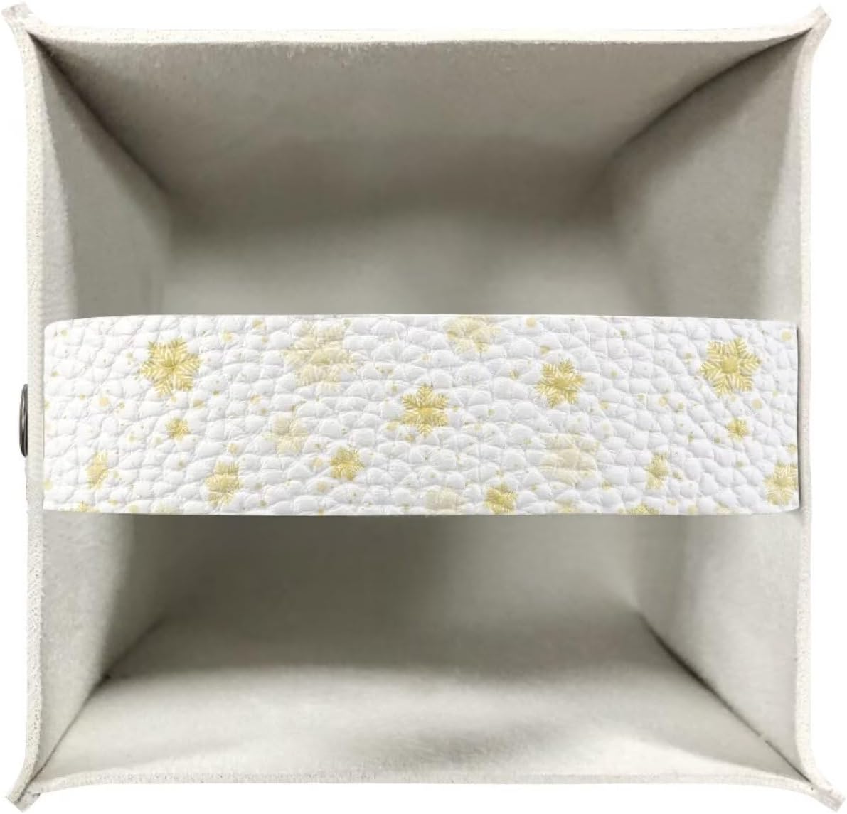 Cute Snowman Leather Tissue Box Cover Christmas Decor Tissue Box Cover Square 5x5x5 Home Decorative Tissue Boxes for Living Room Bedroom Bathroom