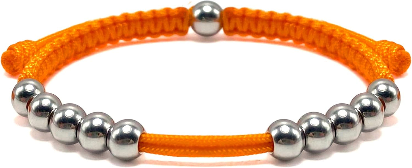 LAMIBEE Golf Stainless Steel 10 Beads Score Counter Bracelet, Golf Stroke Count Bracelet, Resizable and Easy to Adjust Golf Round Scoring Tracker, Durable and Stylish Golf Accessory