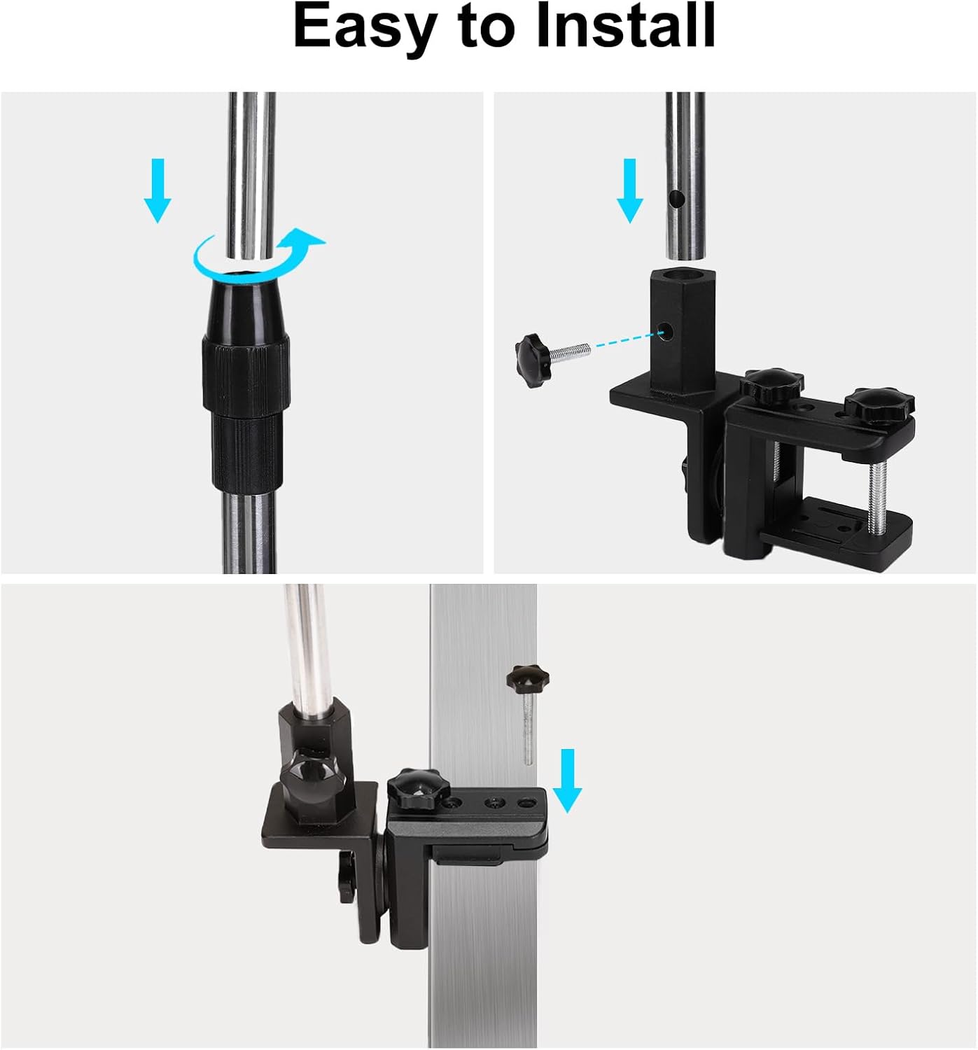 American Flag Pole Kit, Boat Flag Pole kit, 360°Adjustable 12''x18'' Boat Flag Outdoor Flag Pole, American Flag with Pole Kit For Golf Cart, Truck