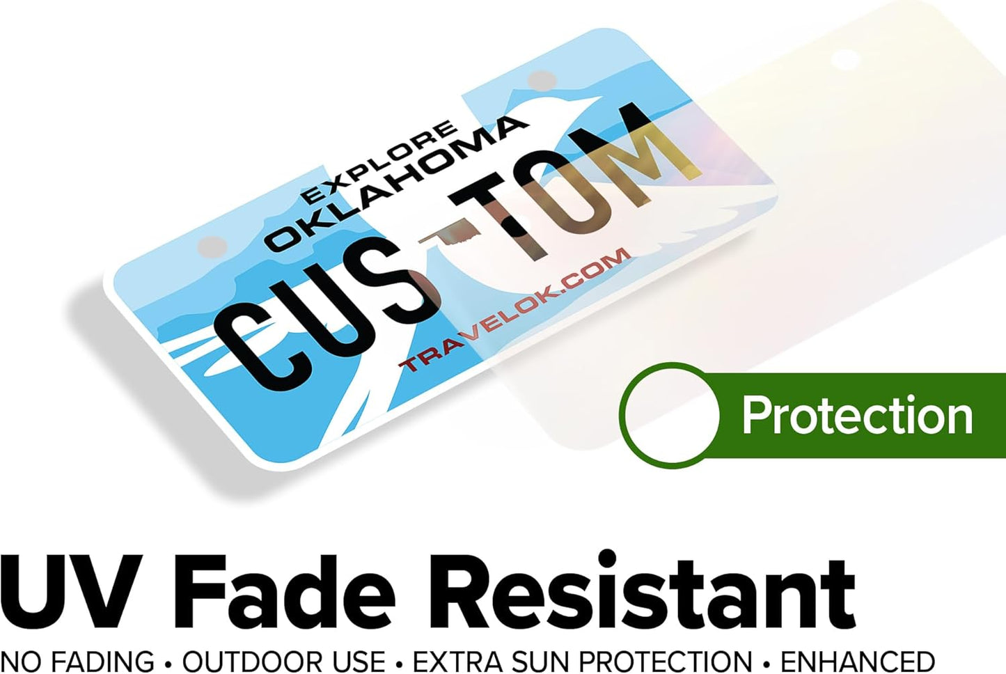 Mini License Plates, Personalized License Plates, Custom for Car, Bikes, ATV, Kids Car, Golf Cart, Jeep, 2x4 Inch, Rust-Free Fade Resistant Aluminum, USA Made by My Sign Center (Oklahoma)