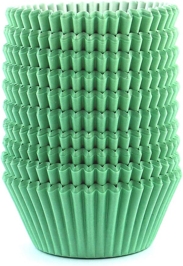Baking Cups Cupcake Liners, Standard Sized, 300 Count (Green)