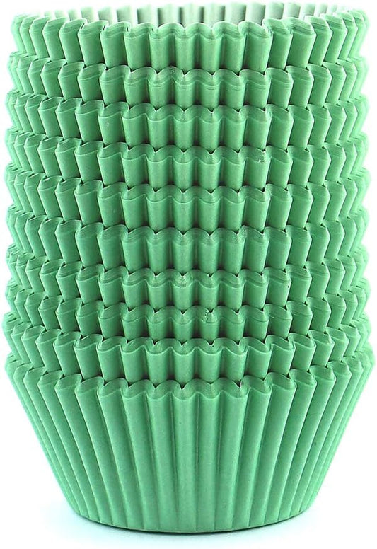 Baking Cups Cupcake Liners, Standard Sized, 300 Count (Green)
