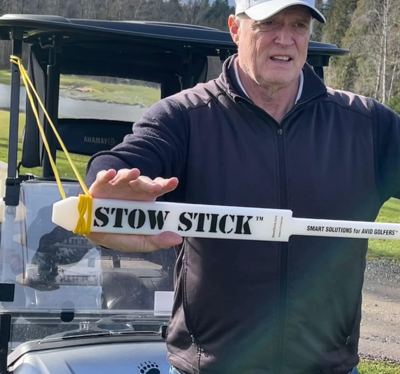 Adds Golf Skill, Play Smart & Putt Better, Protects Clubs, No Lost Gear, Travel Bag Arm, Resistance Tool, Putting Alignment Aid, Pregame Warm-Up, Golf Forever Stretching Bar & Training