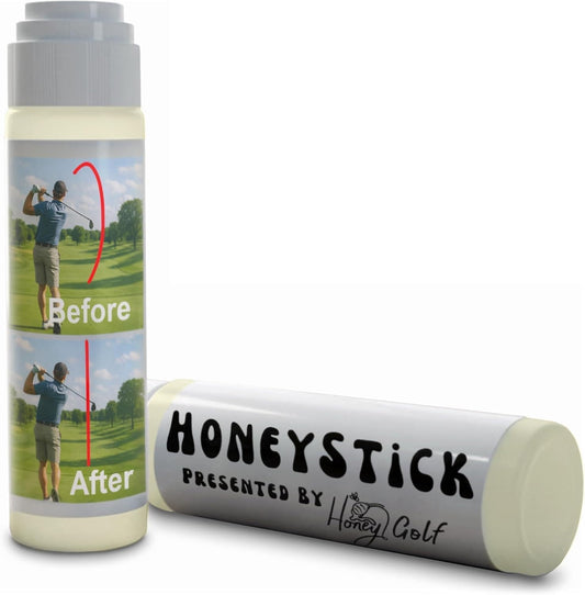 HoneyStick Anti Slice Gel for Golf Clubs - Anti-Hook Spin Reducer for Driver, Woods, Hybrids, Irons - Golf Accessories for Men - Golfers Must Haves & Essentials