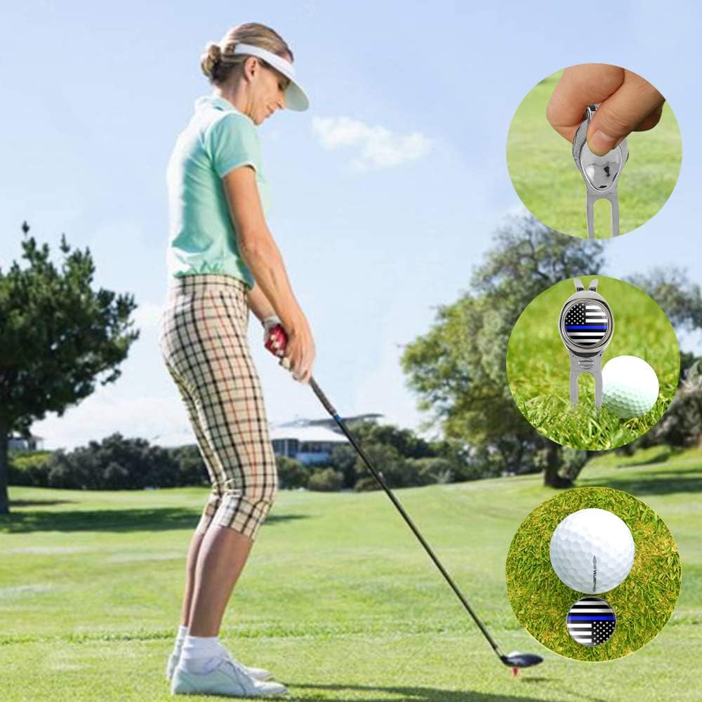 CHIVENIDO Divot Tool Divot Repair Tool, Premium Golf Divot Tool Golf Ball Maker