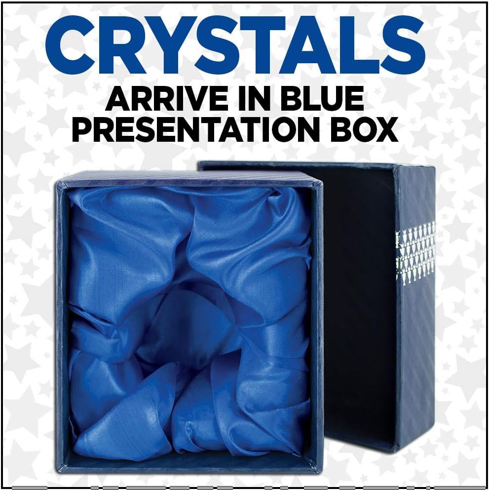 Crown Awards Customizable Crystal Trophy, 12.20" Engraved Skyscraper Crystal Award