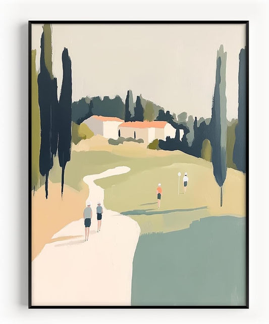 Golf Impressionist Art Print Posters - Premium Giclee Fine Art Prints - Sporty and Sophisticated Home Decor Posters, Golfer Art Prints for Home and Office Decor - Vintage Aesthetic, Ready to Frame