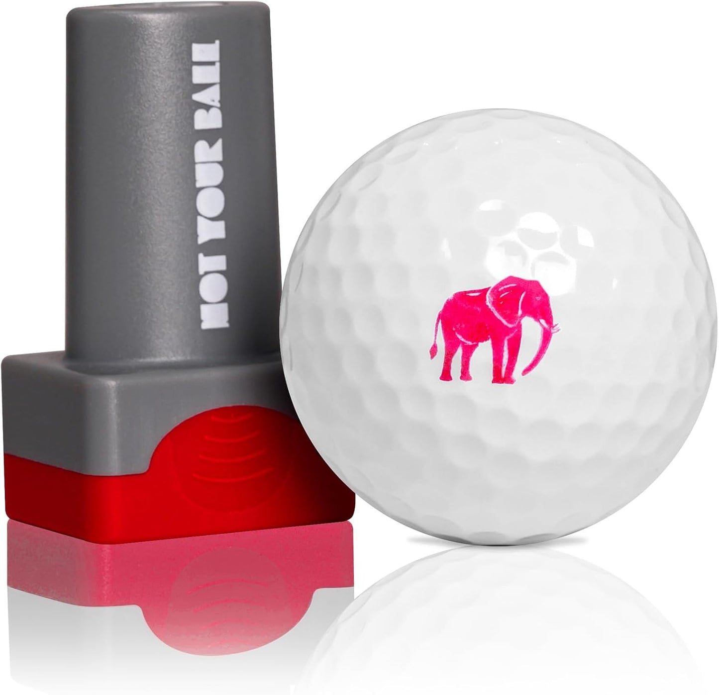 QUBI Golf Ball Stamp, Golf Ball Stamper, Reusable Self-Inking Golf Ball Stamp Marker to Identify Golf Balls, Golf Gifts Golf Accessories for Men and Women Golfers