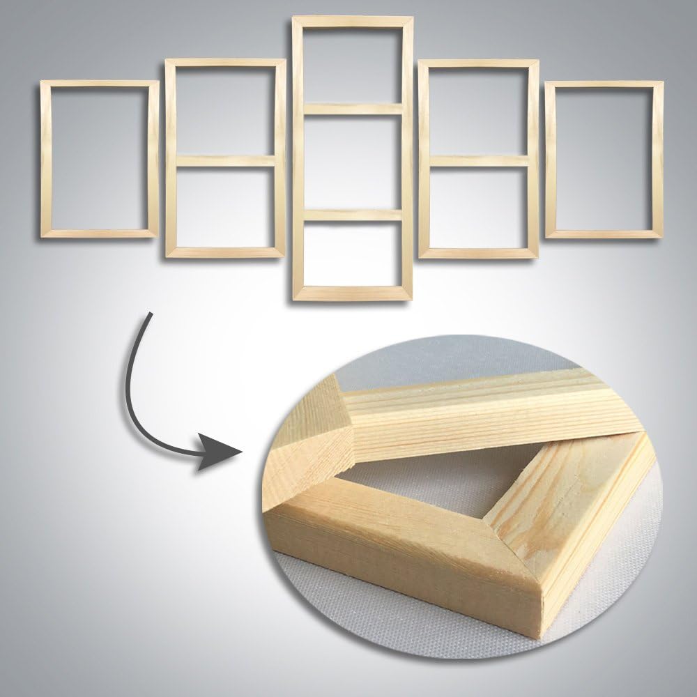 Pictures Wall Decor Golf Course Artwork Blue Lake and Green Grass Paintings for Living Room Giclee Multi Panel Prints Wall Art on Canvas House Decorations Framed Stretched Ready to Hang - 60"W x 40"H