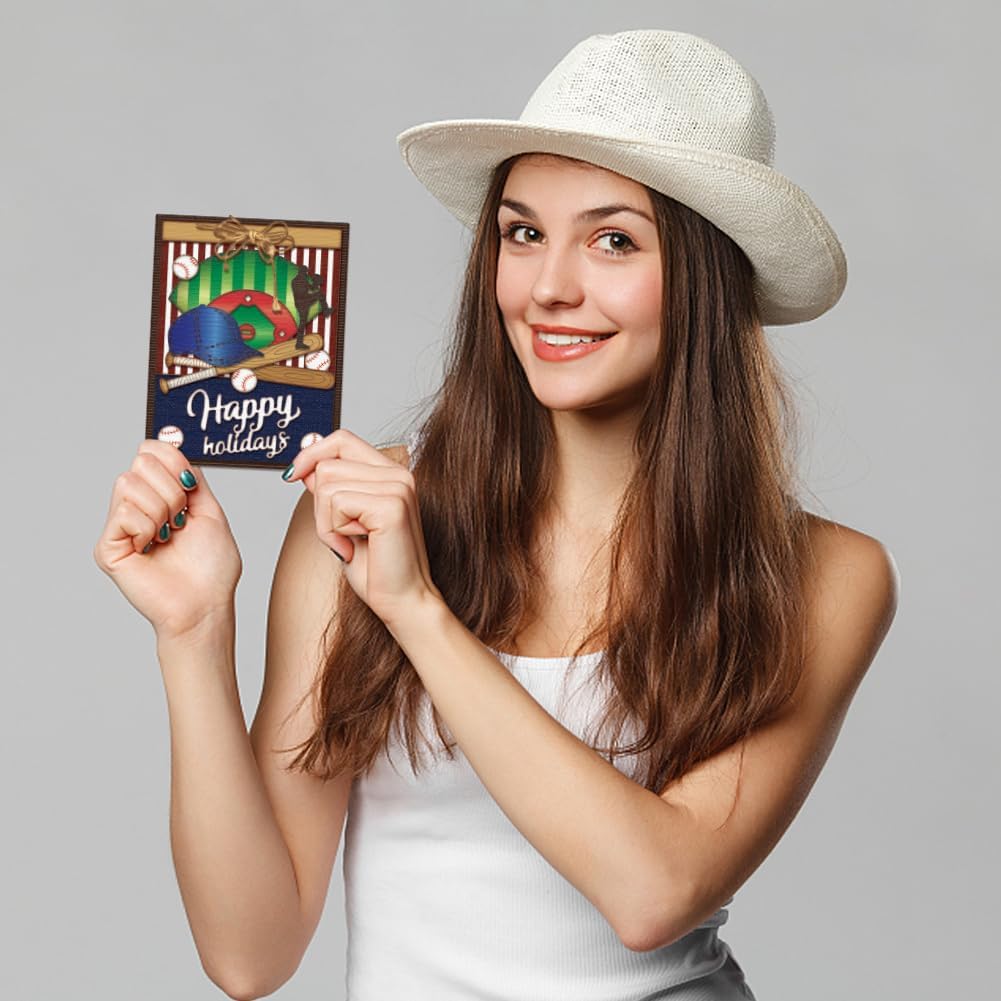 GLOBLELAND Baseball Kit Cutting Dies for Card Making Sports Man Cut Die for DIY Scrapbooking Journal Embossing Paper Craft Decor