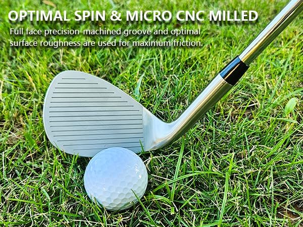 Forged Golf Wedge Set for Men or Individual 48/50/52/54/56/58/60 Degree Gap Wedge Sand Wedge for Men Right Hand,Milled Face for More Spin