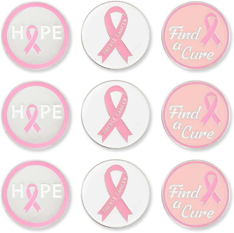 PinMart’s Mix Bundle Pack of 9 Golf Ball Markers - Golf Accessories for Men and Women – United States Eagle and American Flag Magnetic Ball Markers Set of 9