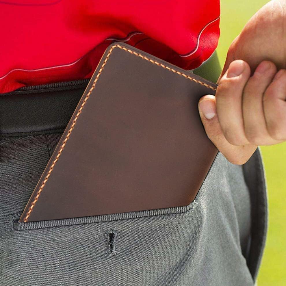 Leather Golf Scorecard Holder, Handstitched, Golf Gifts, Yardage Book Holder, Leather Gifts, Gifts For Dad, Gifts For Golfers, Personalized Customized Gifts