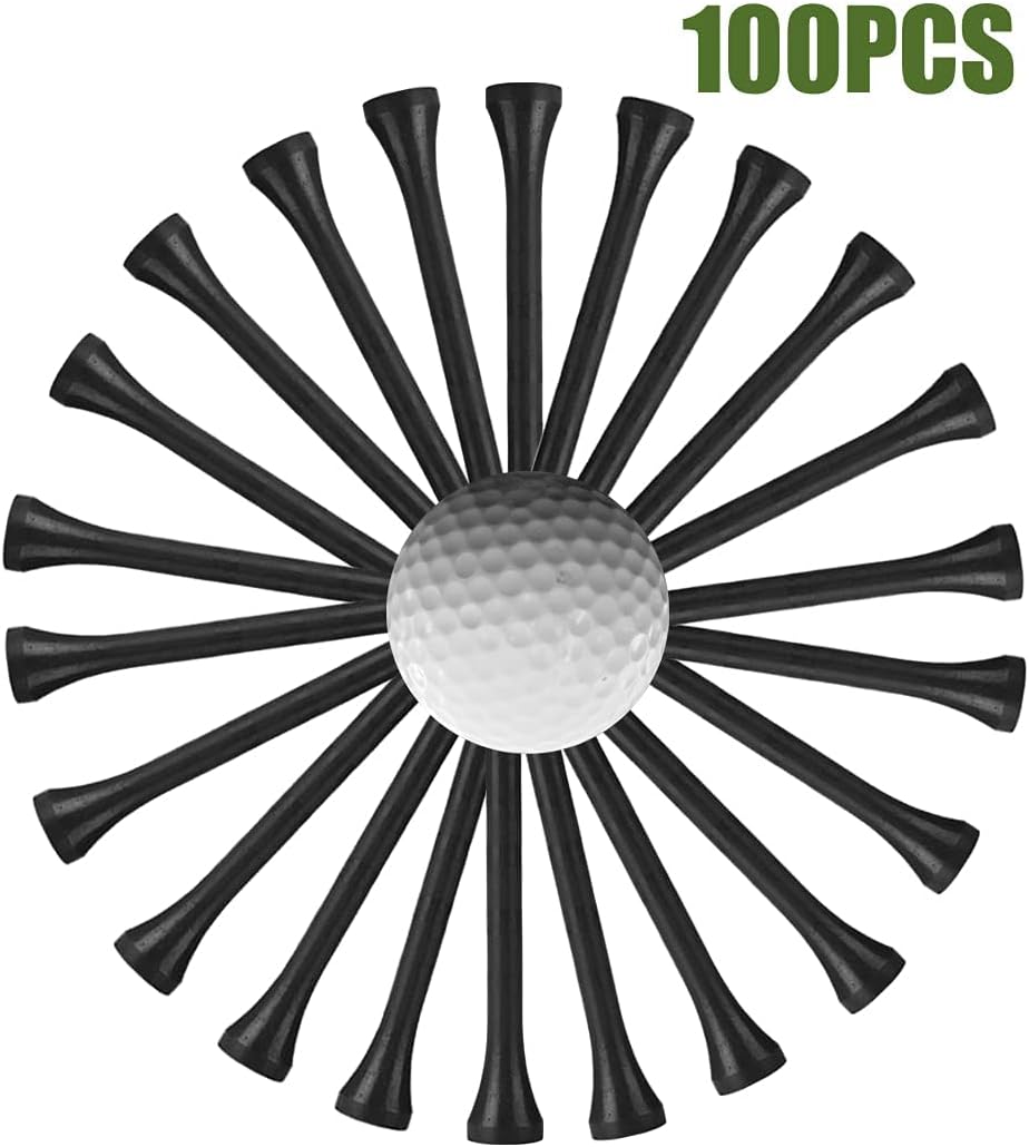 Professional Wooden Golf Tees 2 3/4 inch Tee Pack of 100 Golf Tee