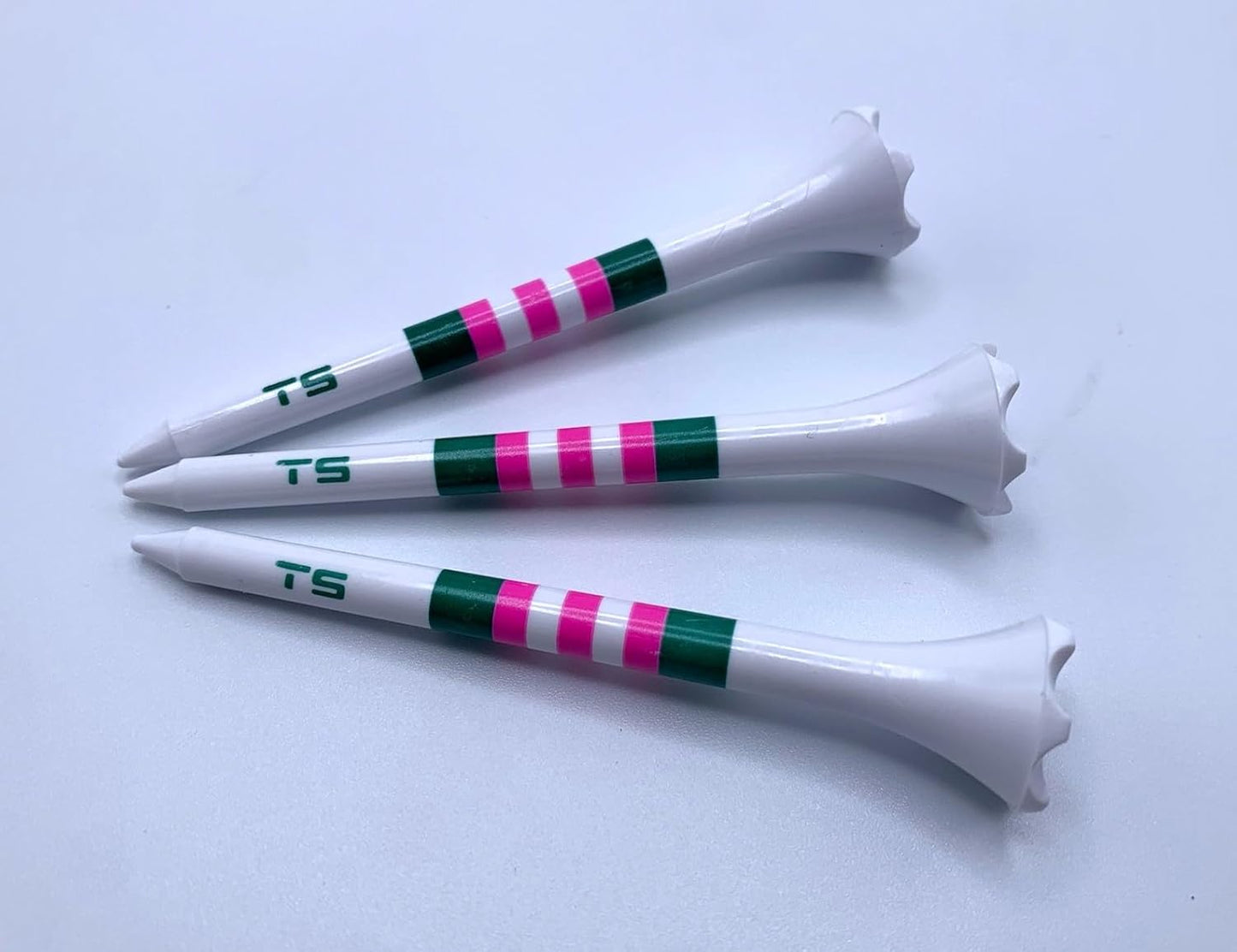 TRUESTRIKE Premium USA Golf Tees – 3¼" or 2¾" Durable Plastic Performance Tees (100 Pack) – Made in USA – Bulk Value Pack