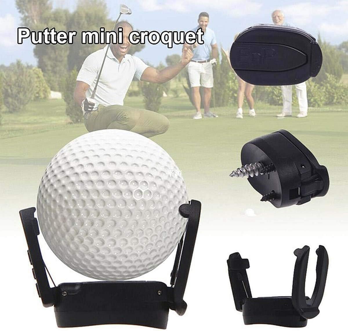 FINGER TEN Golf Ball Retriever for Putter Piker Upper 2/4/6/8/10 Pack Suction Cup Ball Grabber Tool with Screws Foldable Mini Ball Retrievers for Men Women Golfer