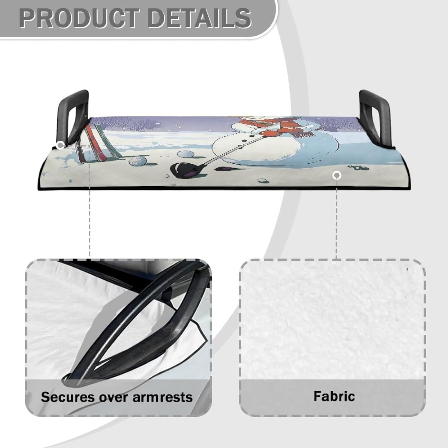 Golf Cart Accessories Anti-hot Golf Cart 50 X 30.9 Inches Seat Cushion Golf Seat Cushion Cover Towel Blanket Fits for Golf Club Cars