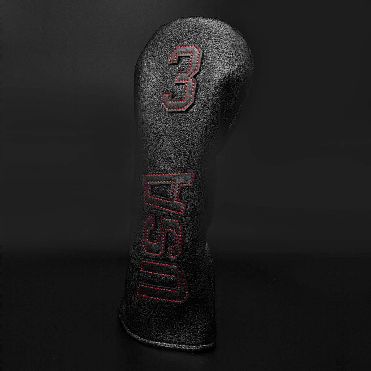 TaylorMade, Titleist, Callaway Golf Driver & Fairway Wood Headcovers - Black Synthetic Leather, Thick, Cool, USA Made