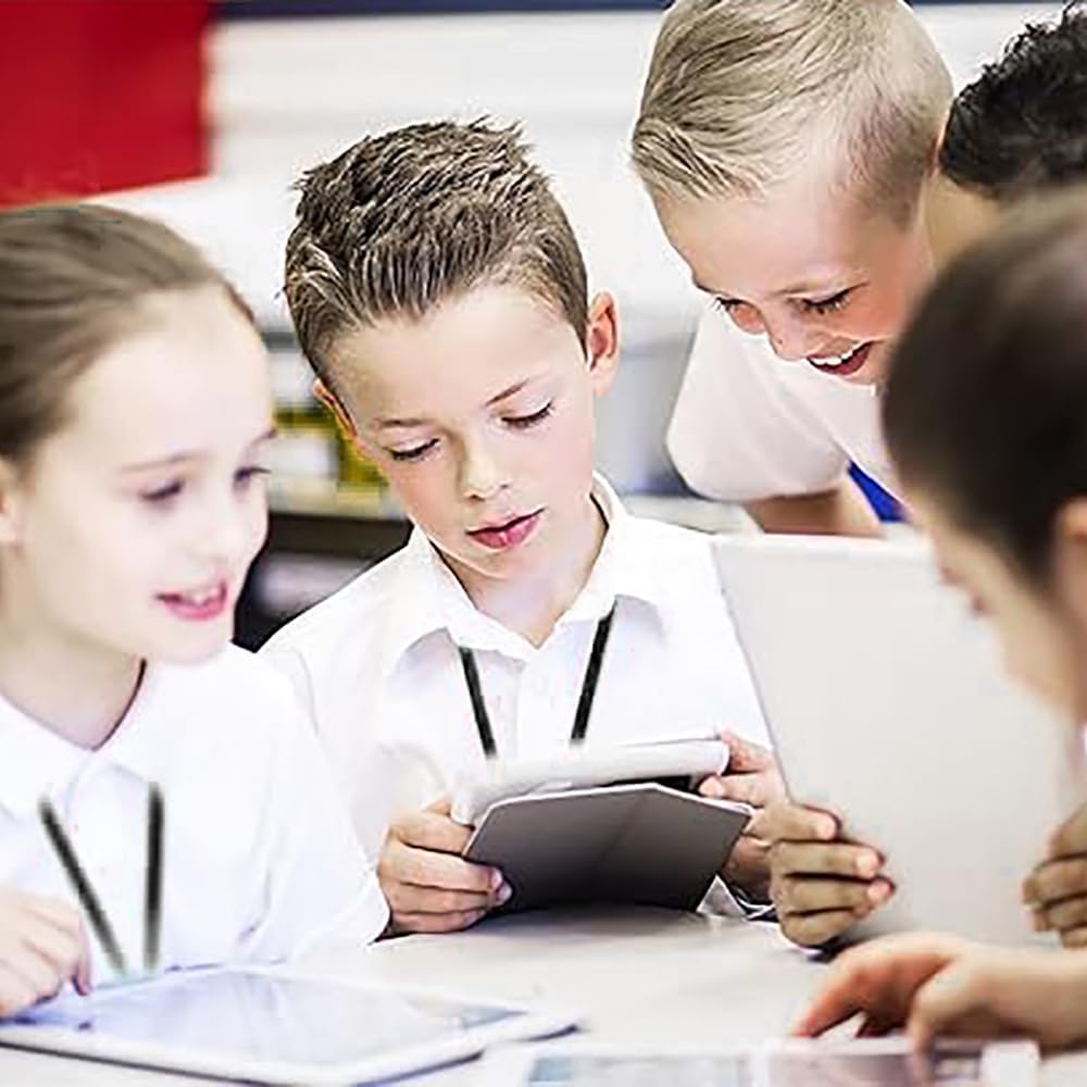 Lanyards 50 Pcs Bulk Lanyard for Id Badges Flat Blue Lanyard with Badge Clip Swivel Hook (50, Blue)