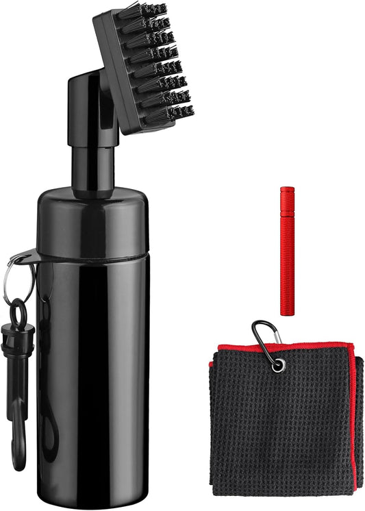 VINTEAM Golf Club Brush Cleaning Kit, Golf Towel, Golf Club Accessories