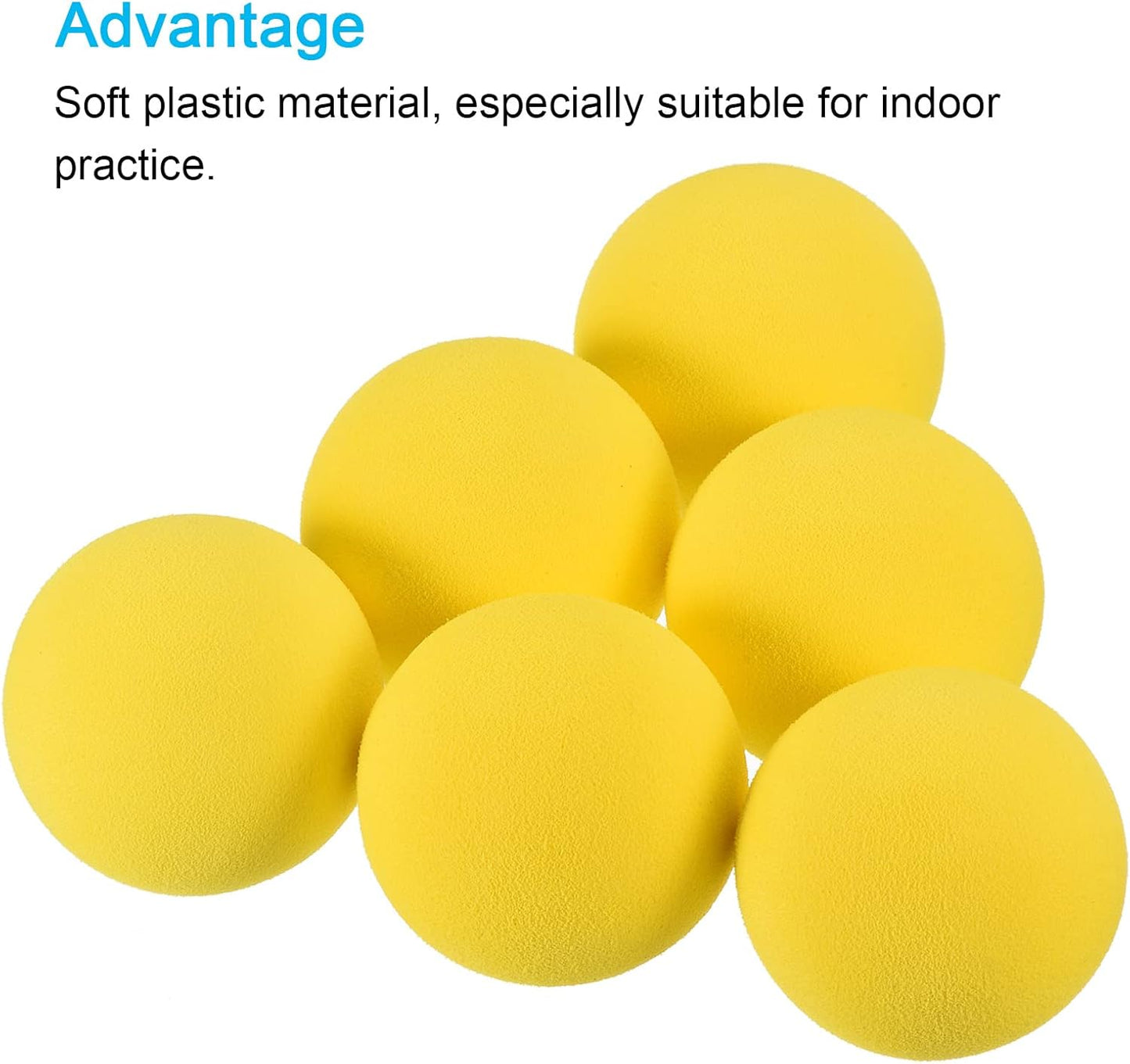 PATIKIL Golf Foam Balls, Pack Sponge Exercise Flight Swing Practice for Indoor Training