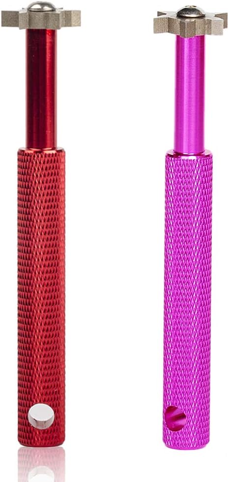 HIFROM Groove Sharpener with 6 Heads - Golf Club Groove Sharpener Re-Grooving Tool and Cleaner for All Irons Pitching Sand Lob Gap and Approach Wedges and Utility Clubs ¡­