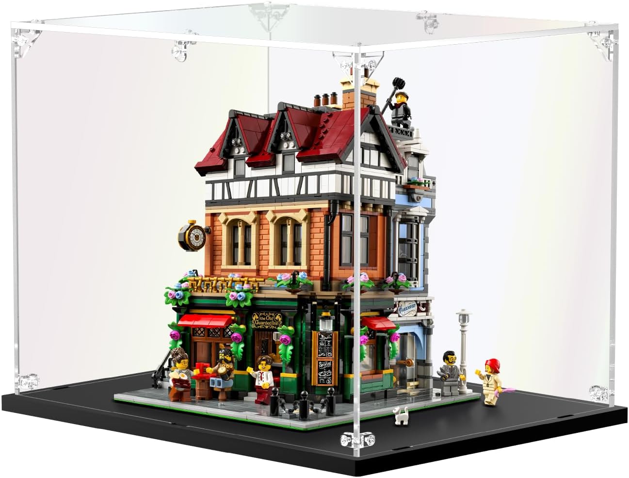 Clear Acrylic Display Case, Self-Assemble Showcase for Collectibles, Action Figures, Dolls, Toys - Alternative Glass Box for Commemorative Gifts (15*11*12inch,39*28*30cm)