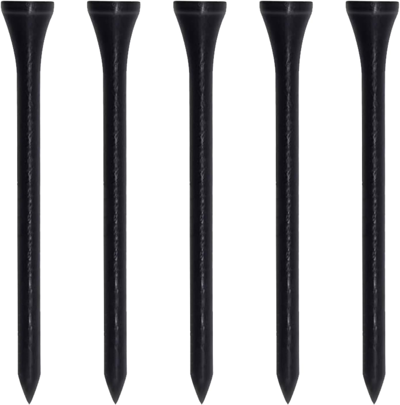 Wooden Golf Tees 3-1/4", 2-3/4", 1-1/2" Available,100 Count (Natural Color, White, Black, Blue, Red, Pink)