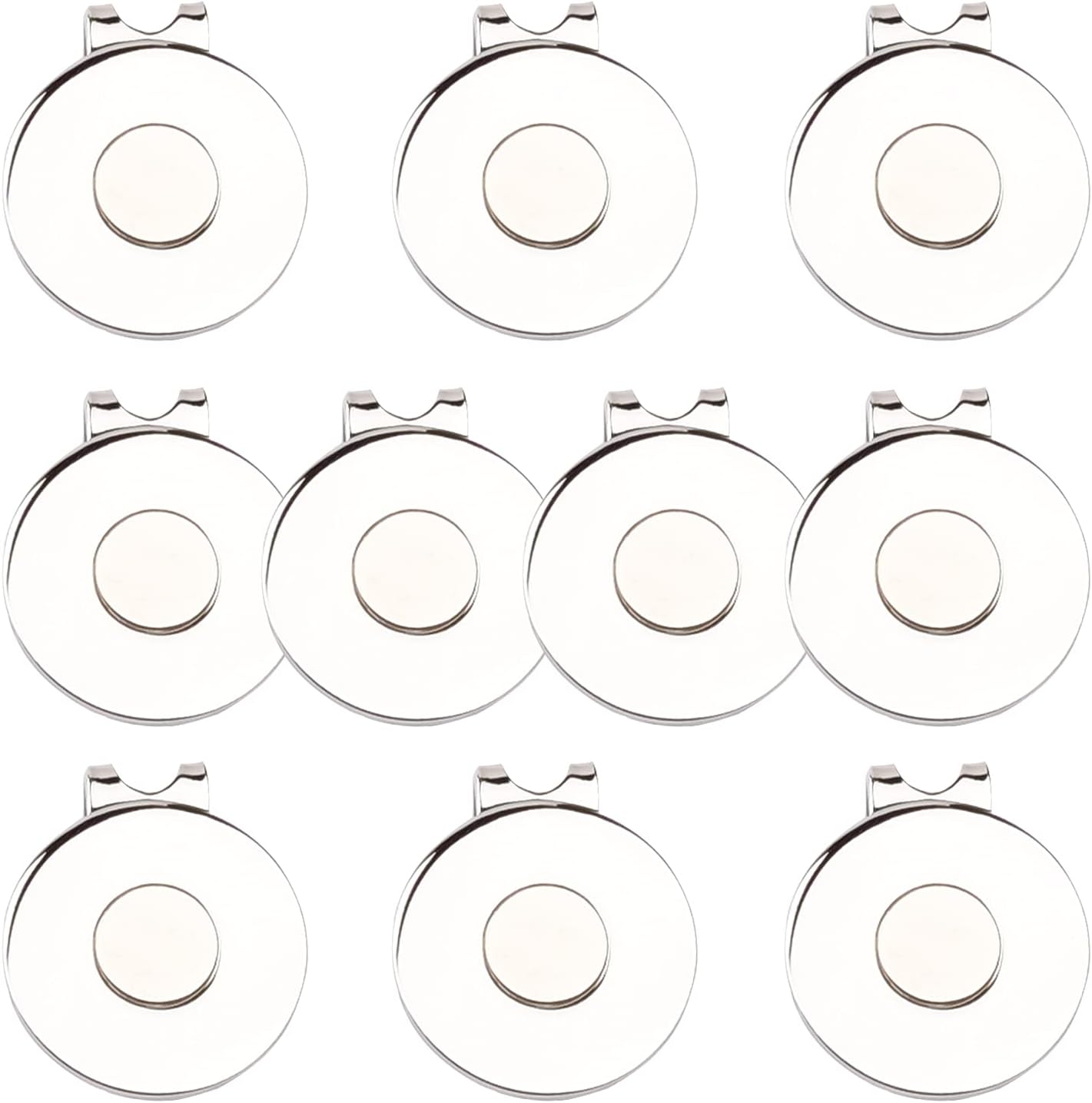 Magnetic Golf Hat Clips Ball Marker Holder for Golf Gloves Hats Bags Caps Visor Belt