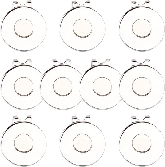 Magnetic Golf Hat Clips Ball Marker Holder for Golf Gloves Hats Bags Caps Visor Belt