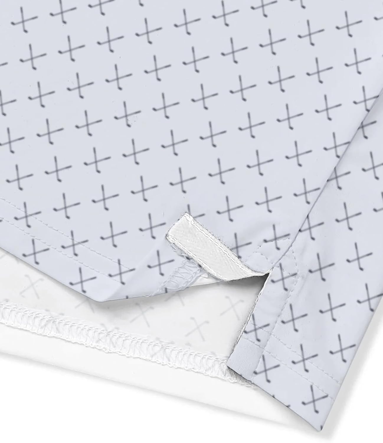 Hodaweisolp Golf Shirts for Men Dry Fit Print Moisture Wicking Performance Short Sleeve Polo Shirt