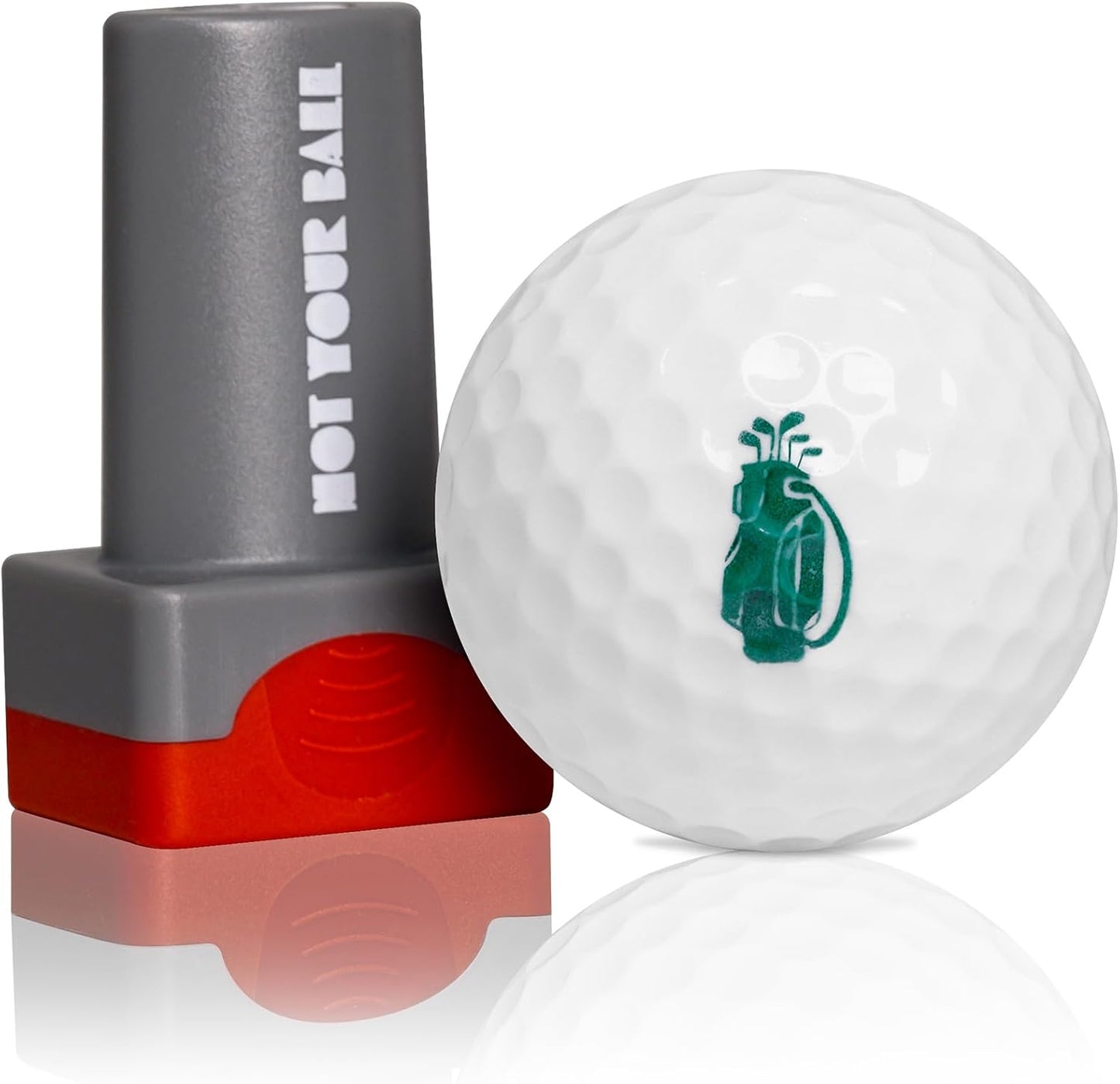 ZEETY Golf Ball Stamp, Golf Ball Stamper, Self-Inking Golf Ball Stamp Marker to Identify Golf Balls, Golf Gift Golf Accessories for Men and Women Golfers