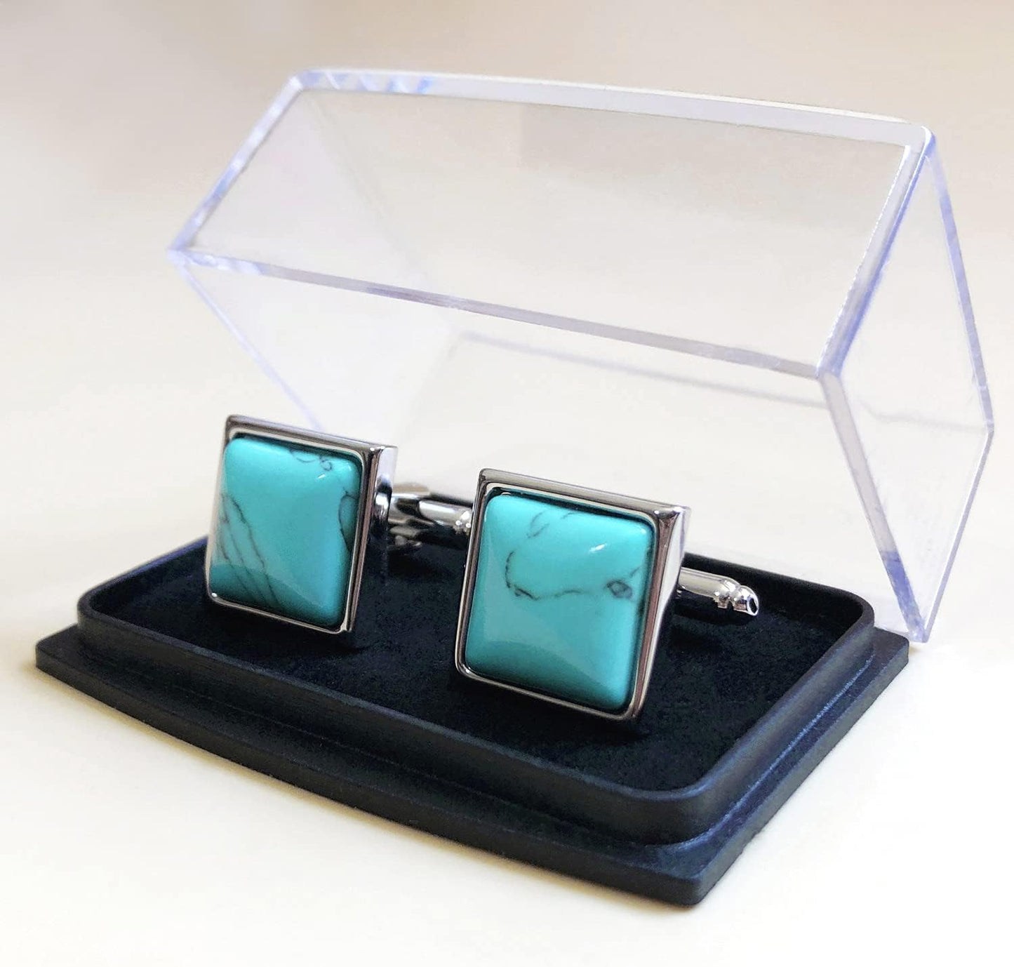 S&W Wedding Cufflinks for Men Cuffs with Gift Box Business for Tuxedo Shirts