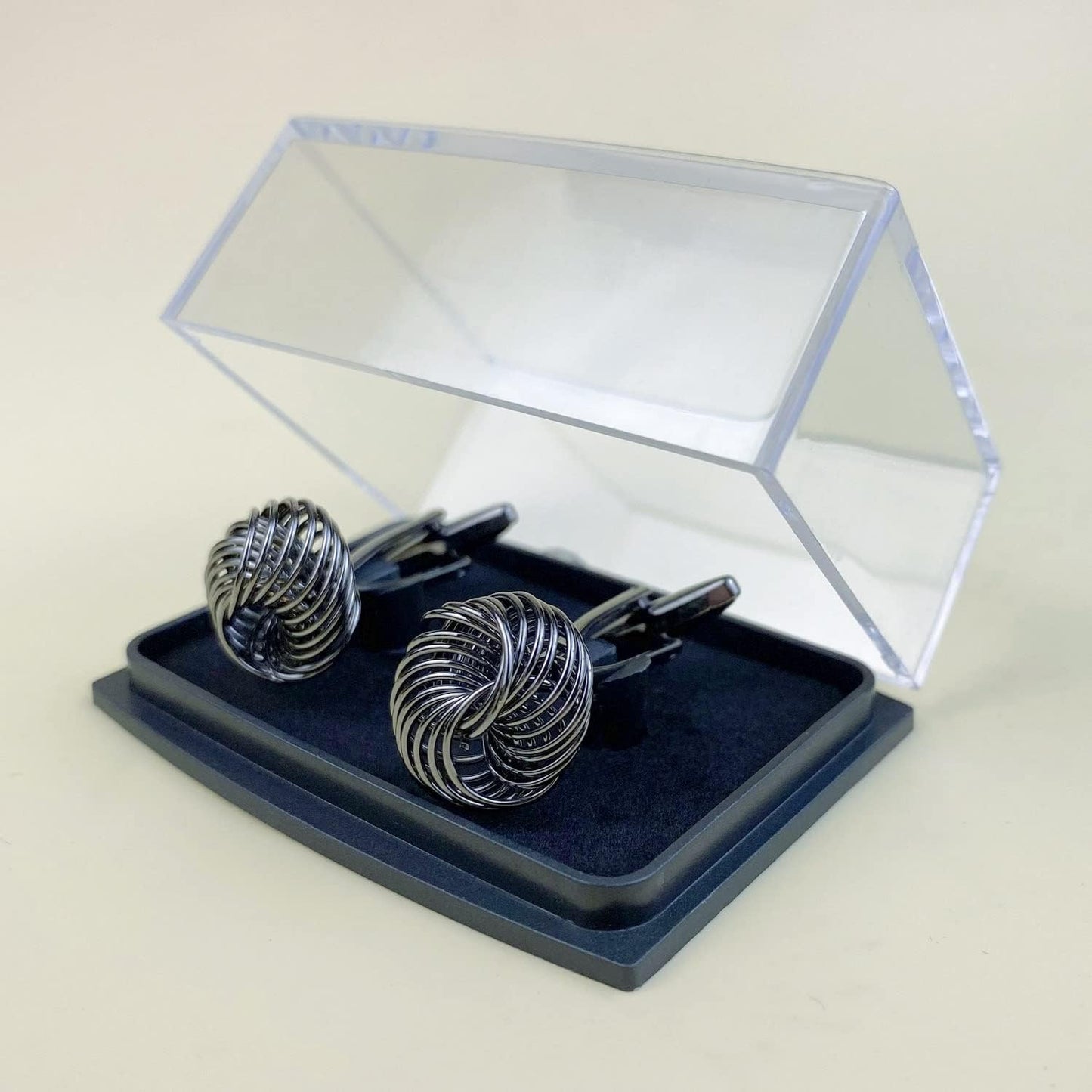 S&W Wedding Cufflinks for Men Cuffs with Gift Box Business for Tuxedo Shirts