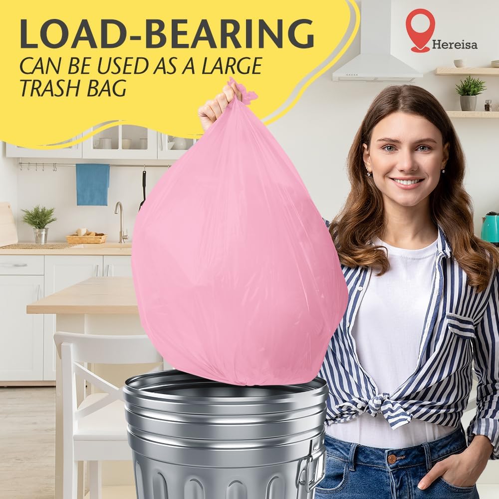 Brand Round Pink Plastic 84" Disposable Tablecloth (3 Pack), Party & Event Decorative Cover