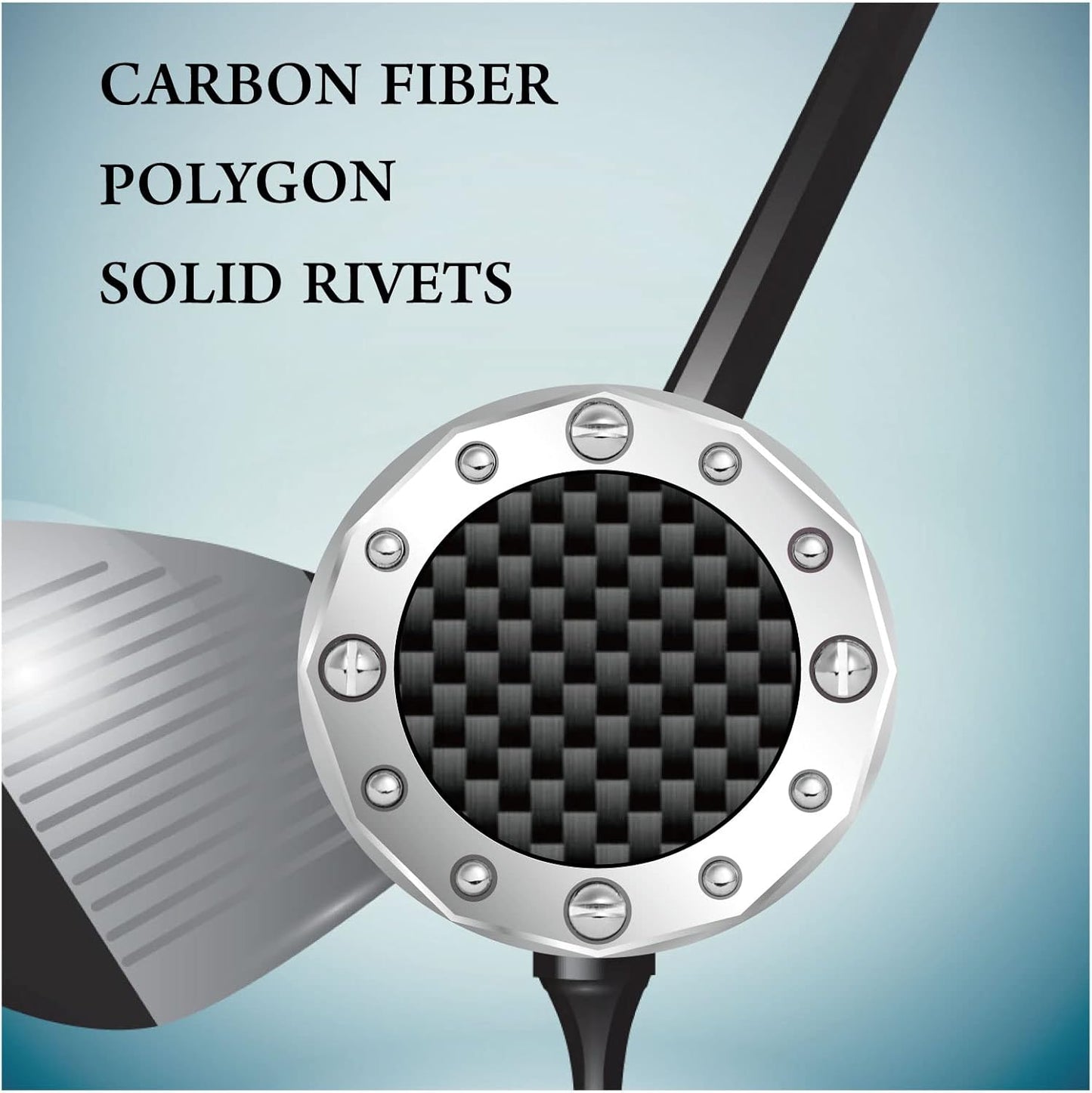 Golf Ball Marker with Carbon Fiber Ball Marker Bracelet, Golf Accessories, Golf Gifts, Golf Counter for Men Women