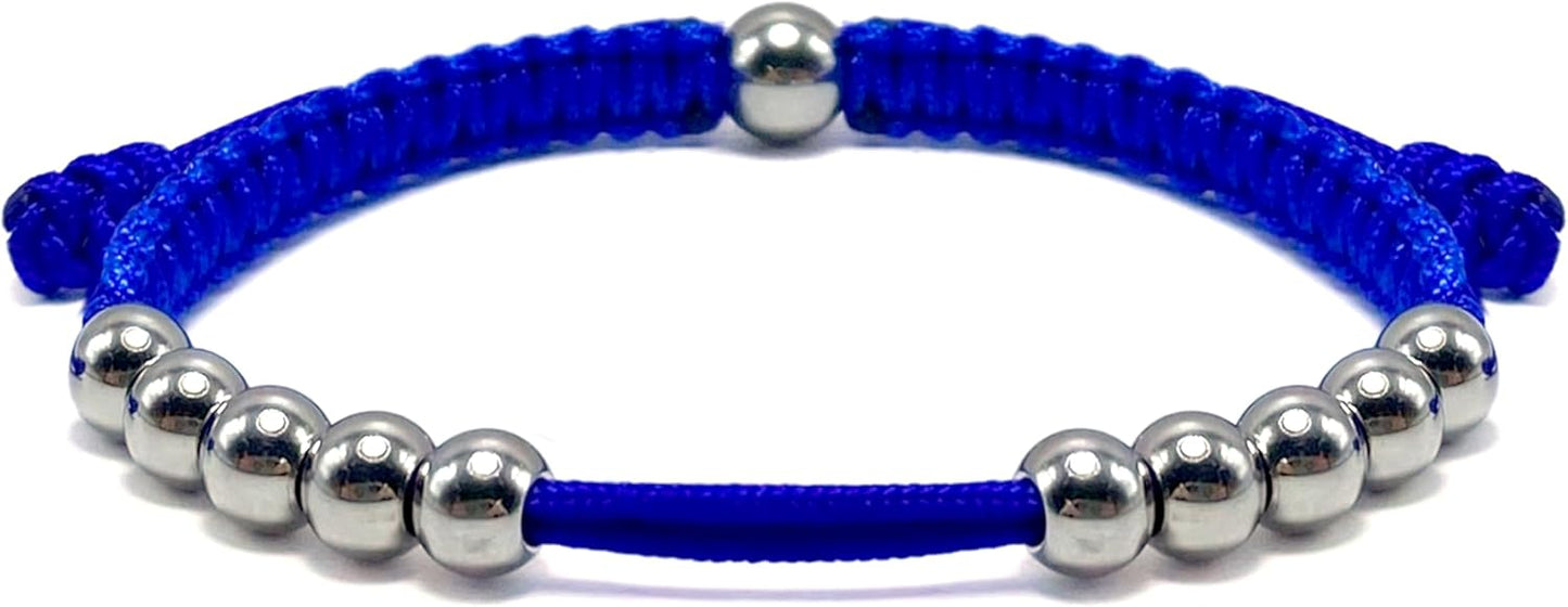 LAMIBEE Golf Stainless Steel 10 Beads Score Counter Bracelet, Golf Stroke Count Bracelet, Resizable and Easy to Adjust Golf Round Scoring Tracker, Durable and Stylish Golf Accessory