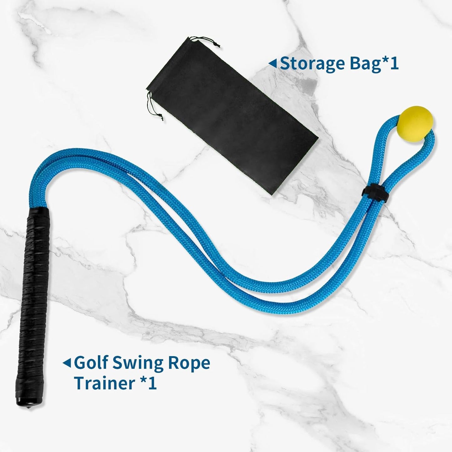 Golf Rope Swing Trainer, Golf Swing Training Aid, Golf Swing Trainer, Golf Training Aid, Golf Swing Trainers, Golf Speed Trainer, Can Improve Speed, Rhythm, Flexibility, and Strength